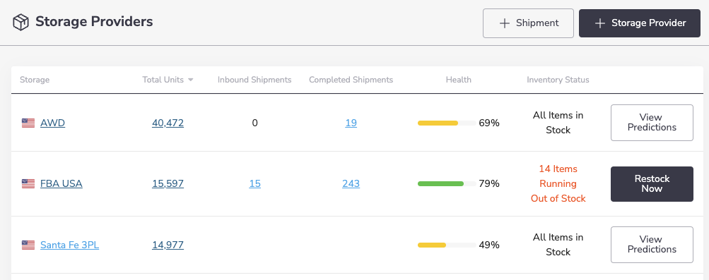 SKUPREME Storage Providers