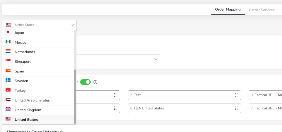 Order Routing / Order Mapping